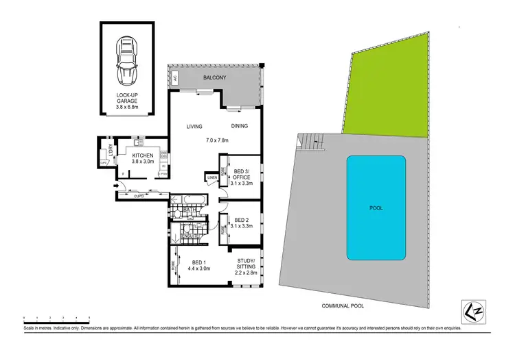 Floorplan of Homely apartment listing, 21/22 New Street, Bondi NSW 2026