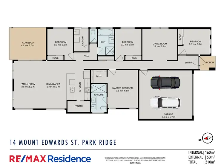 Floorplan of Homely house listing, 14 Mount Edwards Street, Park Ridge QLD 4125