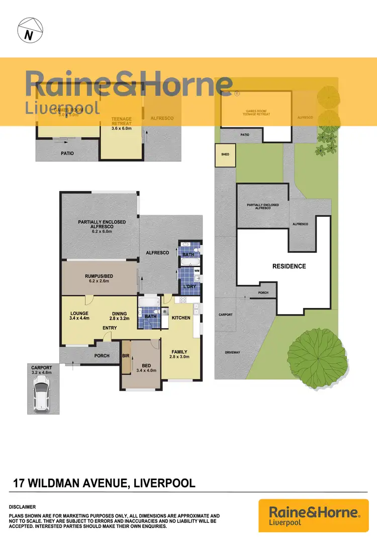 Floorplan of Homely house listing, 17 Wildman Avenue, Liverpool NSW 2170