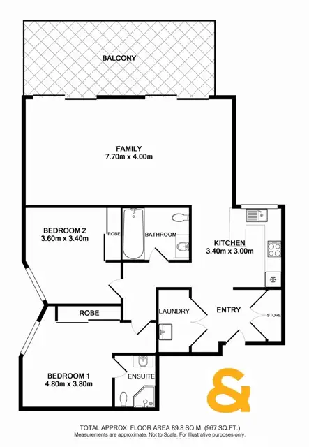 Floorplan of Homely apartment listing, 11/30-32 Copeland Street, Liverpool NSW 2170