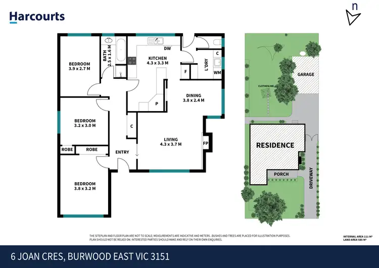 Floorplan of Homely house listing, 6 Joan Crescent, Burwood East VIC 3151