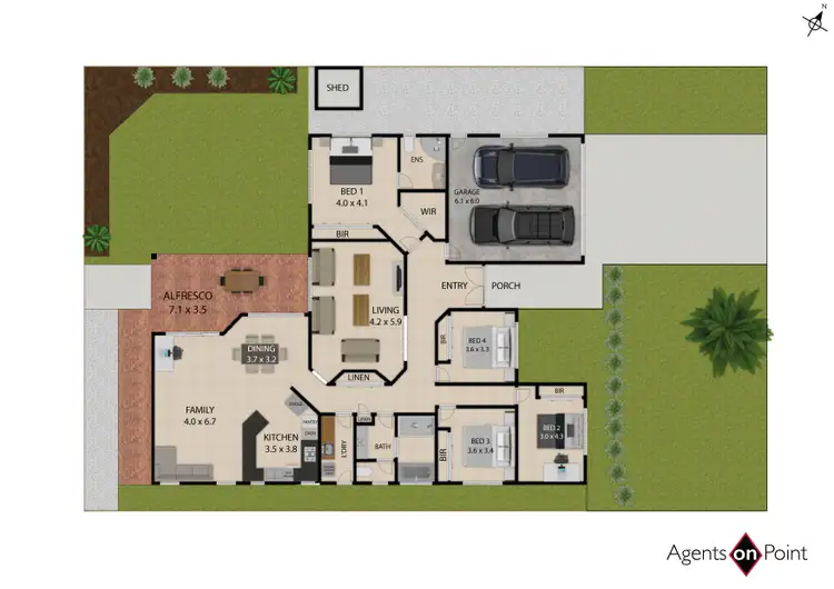 Floorplan of Homely house listing, 19 Snipe Street, Redland Bay QLD 4165