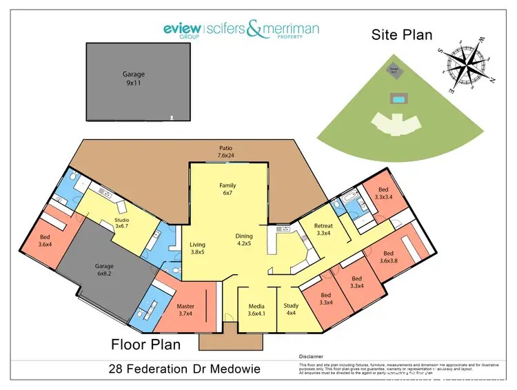 Floorplan of Homely rural property listing, 28 Federation Drive, Medowie NSW 2318