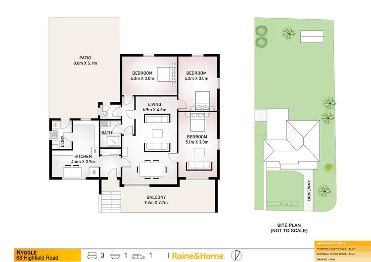 Floorplan of Homely house listing, 68 Highfield Road, Kyogle NSW 2474