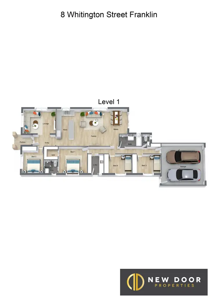 Floorplan of Homely house listing, 8 Whitington Street, Franklin ACT 2913