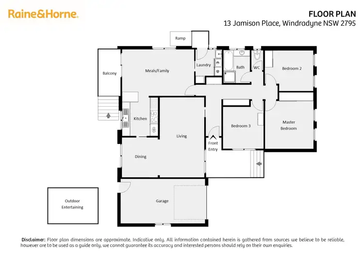 Floorplan of Homely house listing, 13 Jamison Place, Windradyne NSW 2795