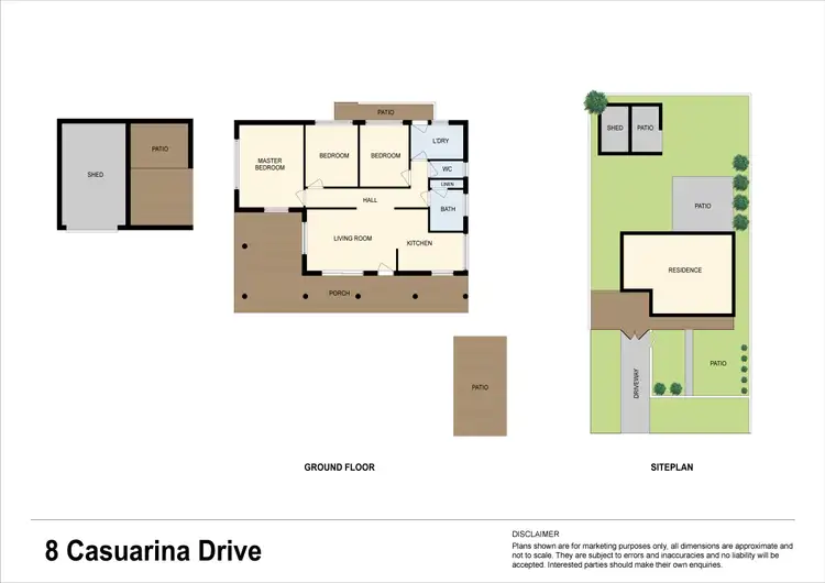 Floorplan of Homely house listing, 8 Casuarina Drive South, Bray Park QLD 4500