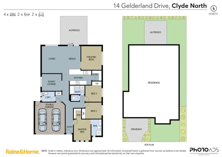 Floorplan of Homely house listing, 14 Gelderland Drive, Clyde North VIC 3978