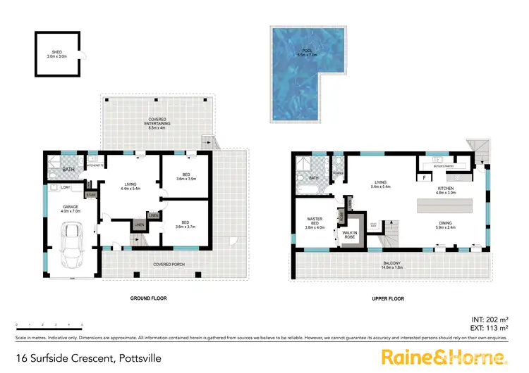 Floorplan of Homely house listing, 16 Surfside Crescent, Pottsville NSW 2489
