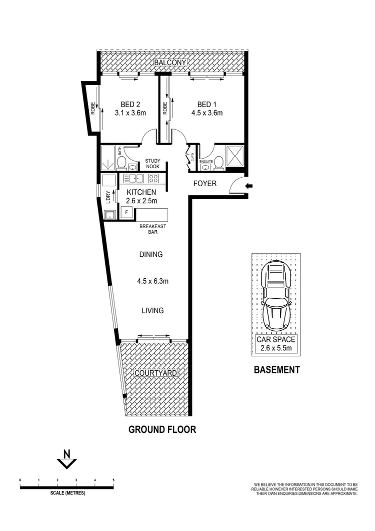 Floorplan of Homely unit listing, 4/555 Princes Highway, Rockdale NSW 2216