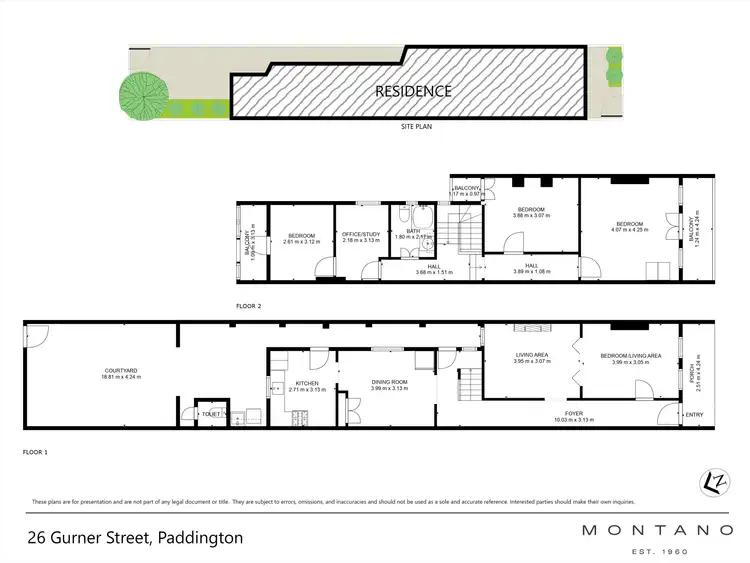 Floorplan of Homely house listing, 26 Gurner Street, Paddington NSW 2021