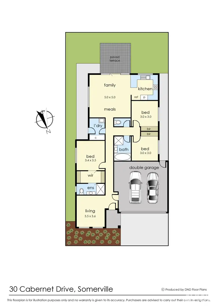 Floorplan of Homely house listing, 30 Cabernet Drive, Somerville VIC 3912
