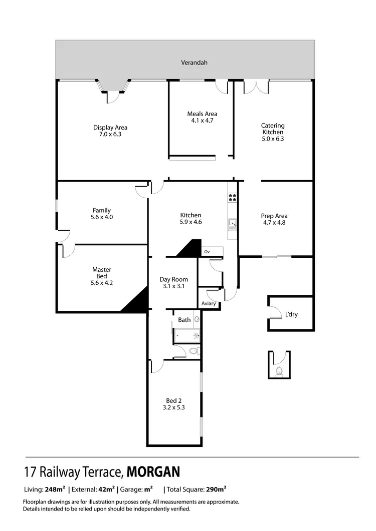 Floorplan of Homely house listing, 17 Railway Terrace, Morgan SA 5320