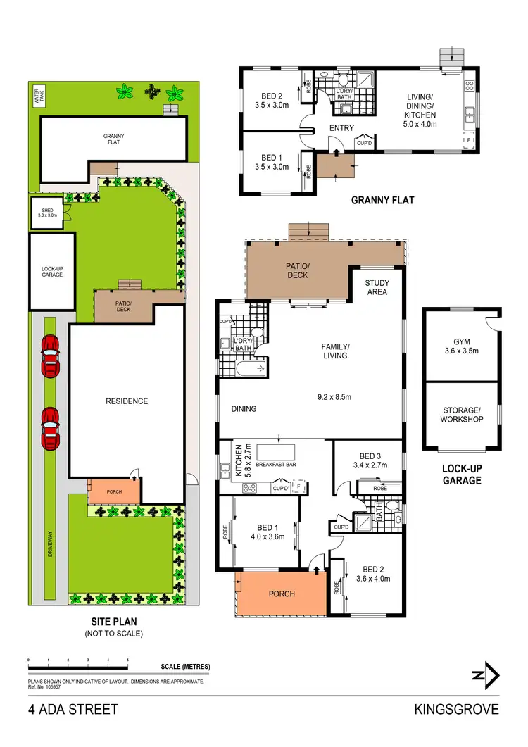 Floorplan of Homely house listing, 4 Ada Street, Kingsgrove NSW 2208
