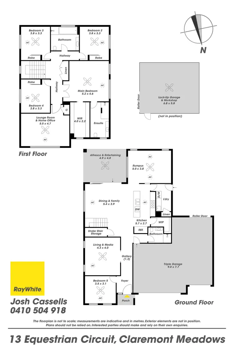 Floorplan of Homely house listing, 13 Equestrian Circuit, Claremont Meadows NSW 2747