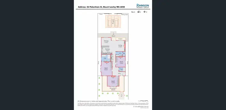 Floorplan of Homely house listing, 26 Pakenham Street, Mount Lawley WA 6050
