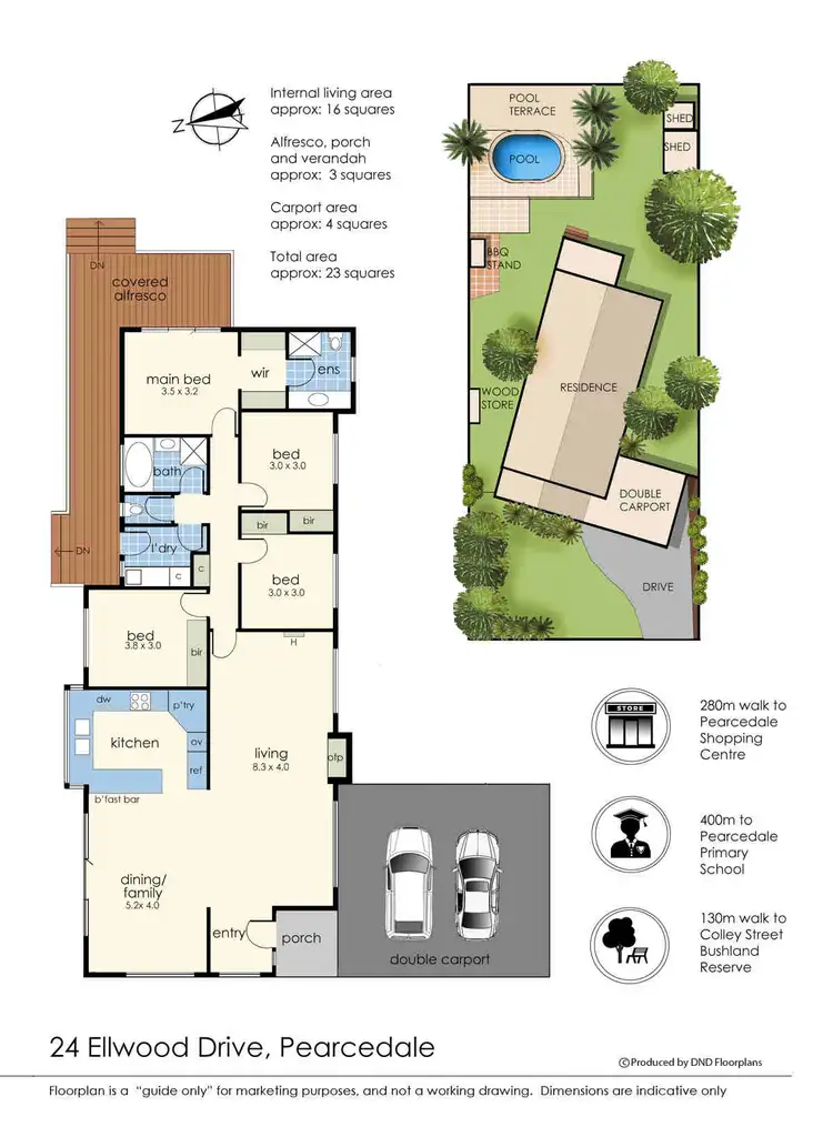Floorplan of Homely house listing, 24 Ellwood Drive, Pearcedale VIC 3912