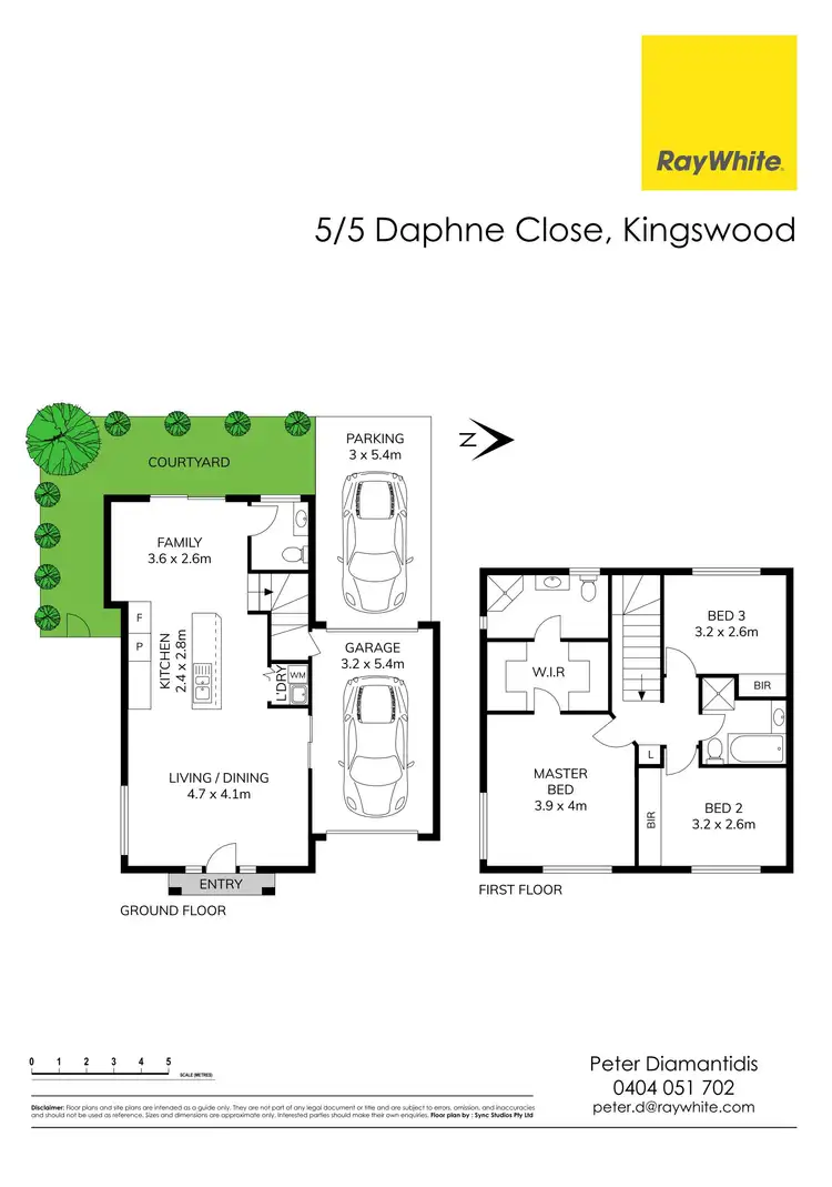 Floorplan of Homely townhouse listing, 5/5 Daphne Close, Kingswood NSW 2747