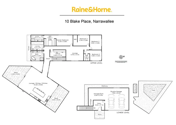 Floorplan of Homely house listing, 10 Blake Place, Narrawallee NSW 2539