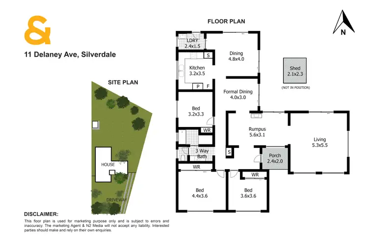 Floorplan of Homely house listing, 11 Delaney Avenue, Silverdale NSW 2752