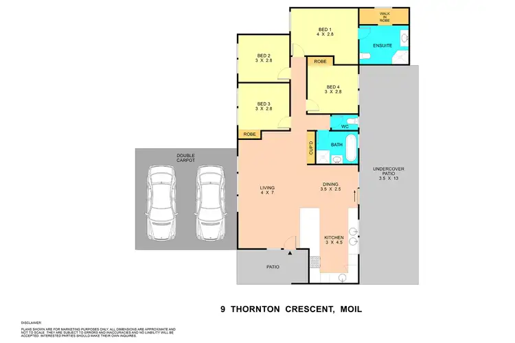 Floorplan of Homely house listing, 9 Thornton Street, Moil NT 810