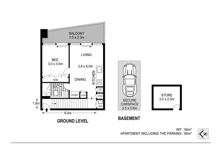 Floorplan of Homely apartment listing, 106/315-317 New South Head Road, Double Bay NSW 2028