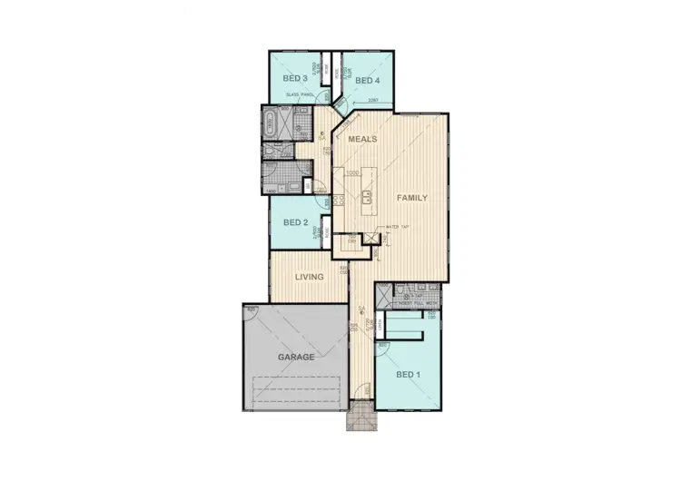 Floorplan of Homely house listing, 13 Bayou Avenue, Dubbo NSW 2830
