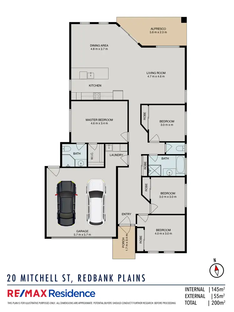 Floorplan of Homely house listing, 20 Mitchell Street, Redbank Plains QLD 4301