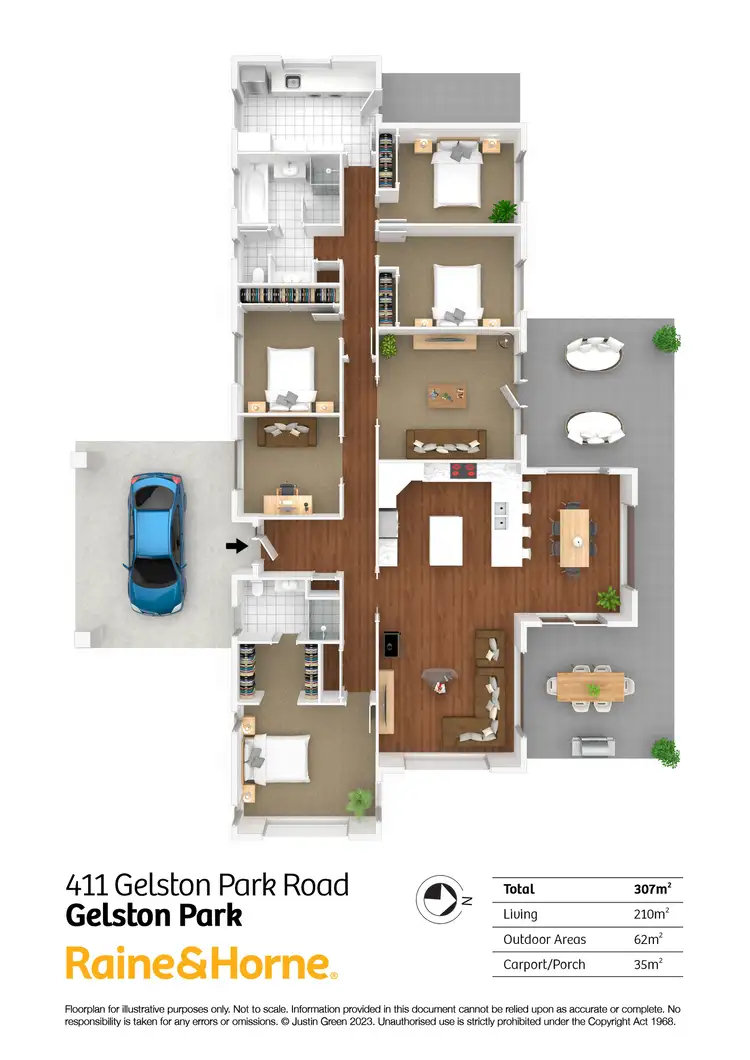 Floorplan of Homely house listing, 411 Gelston Park Road, Gelston Park NSW 2650