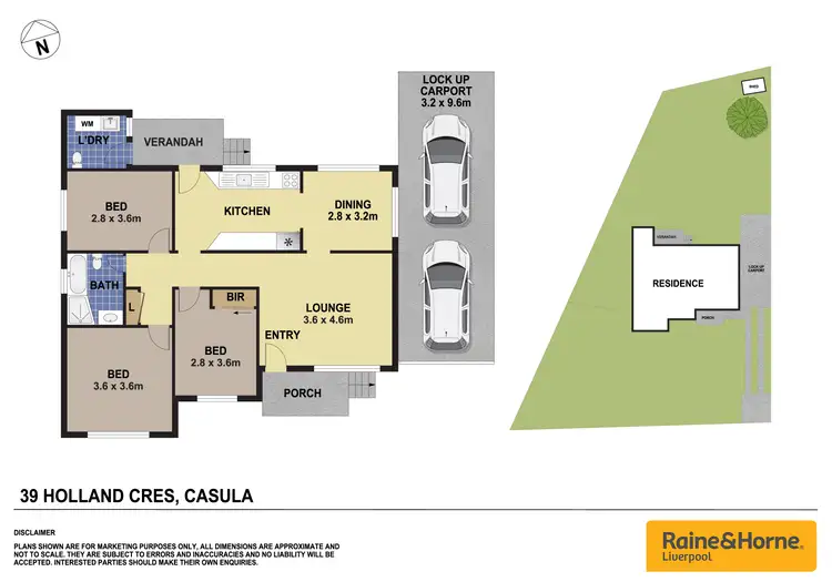Floorplan of Homely house listing, 39 Holland Crescent, Casula NSW 2170