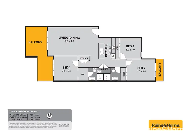 Floorplan of Homely apartment listing, 117/2 Surfleet Place, Kiama NSW 2533