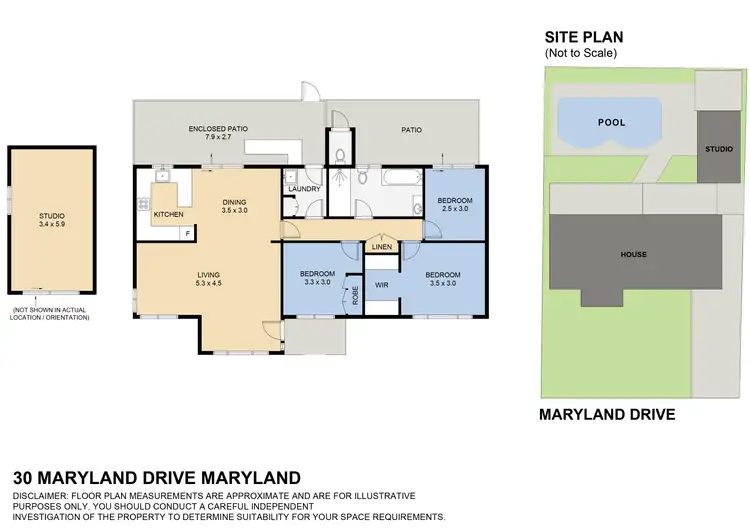 Floorplan of Homely house listing, 30 Maryland Drive, Maryland NSW 2287