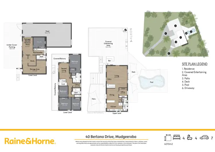 Floorplan of Homely house listing, 40 Bertana Drive, Mudgeeraba QLD 4213