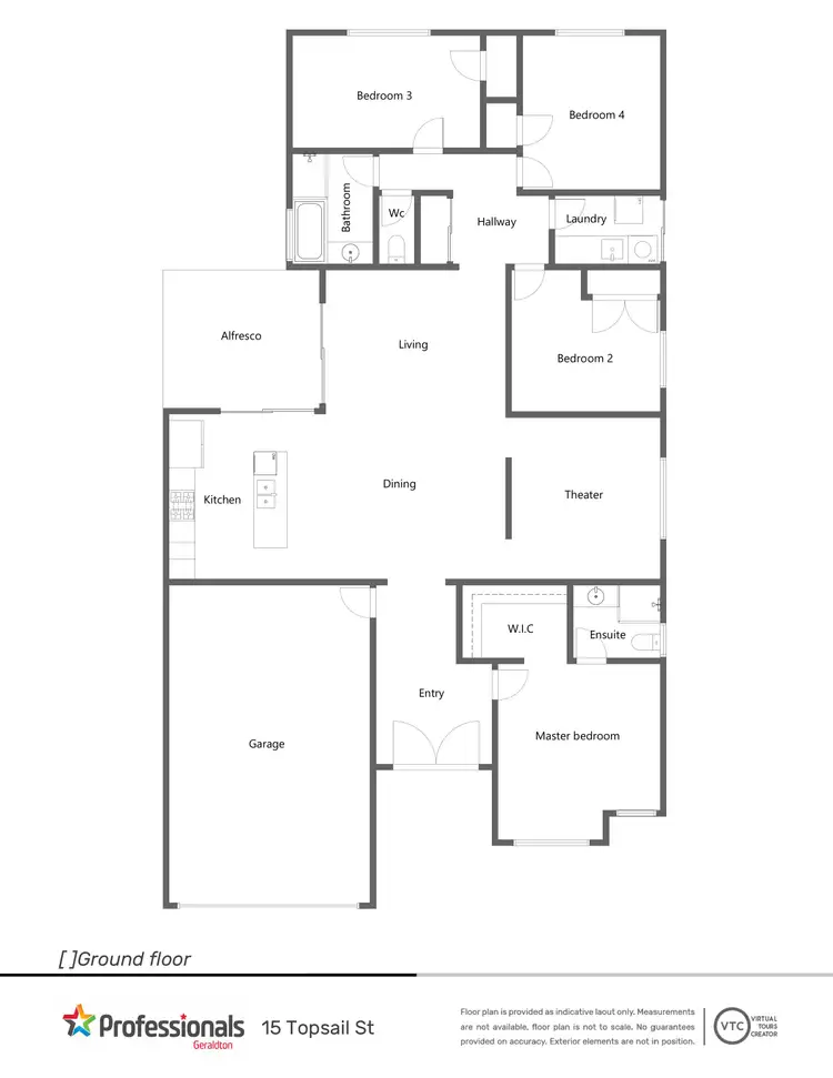 Floorplan of Homely house listing, 15 Topsail Street, Drummond Cove WA 6532