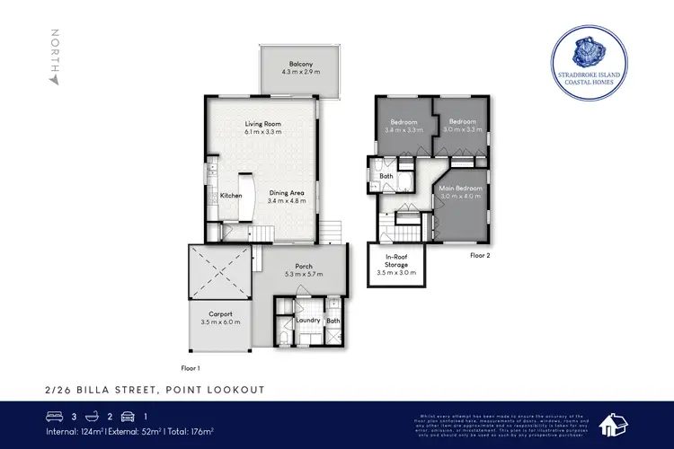 Floorplan of Homely house listing, 2/26 Billa Street, Point Lookout QLD 4183