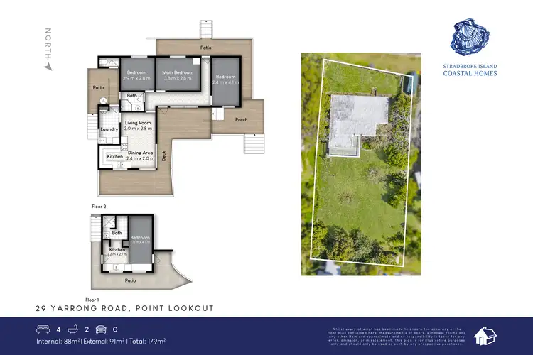 Floorplan of Homely house listing, 29 Yarrong Road, Point Lookout QLD 4183
