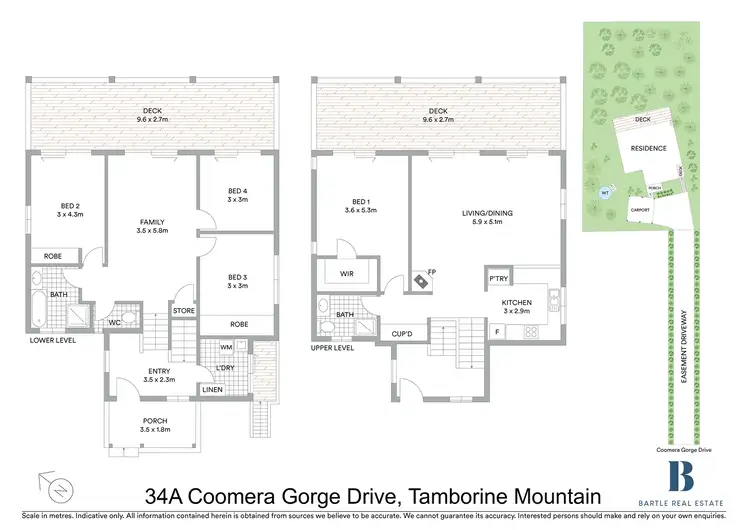 Floorplan of Homely house listing, 34a Coomera Gorge Drive, Tamborine Mountain QLD 4272
