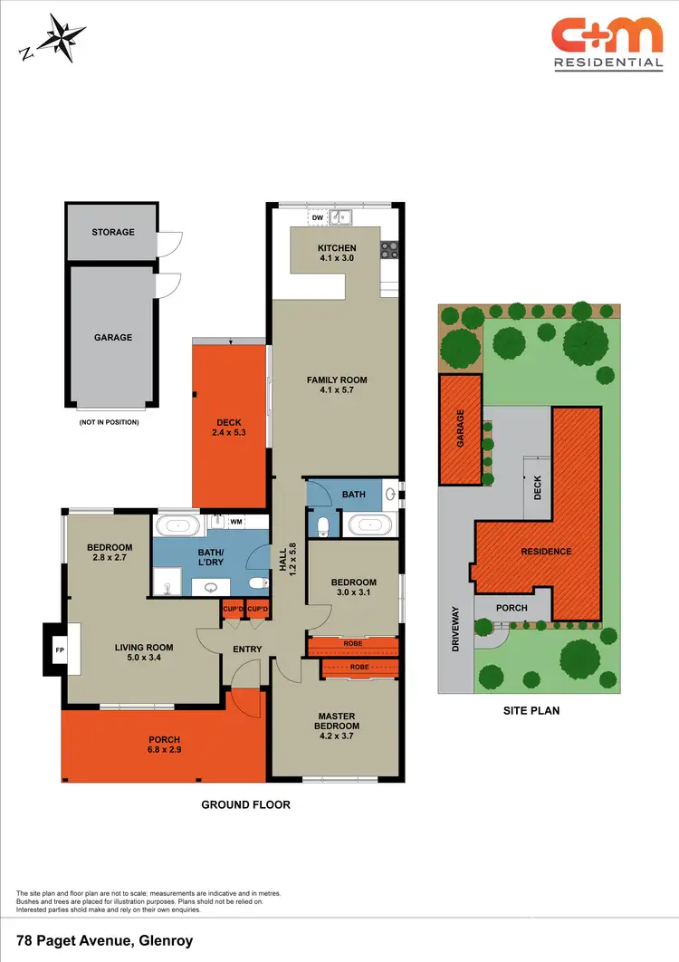 Floorplan of Homely house listing, 78 Paget Avenue, Glenroy VIC 3046