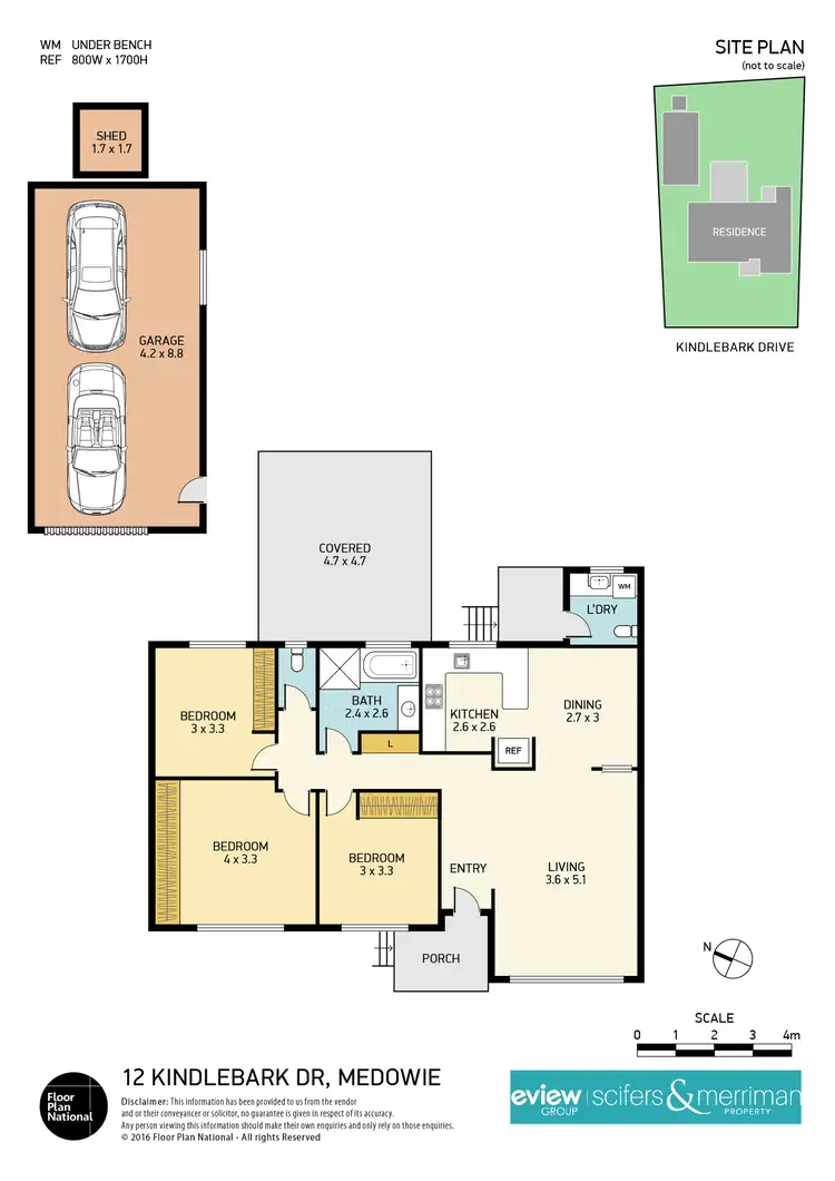 Floorplan of Homely house listing, 12 Kindlebark Drive, Medowie NSW 2318