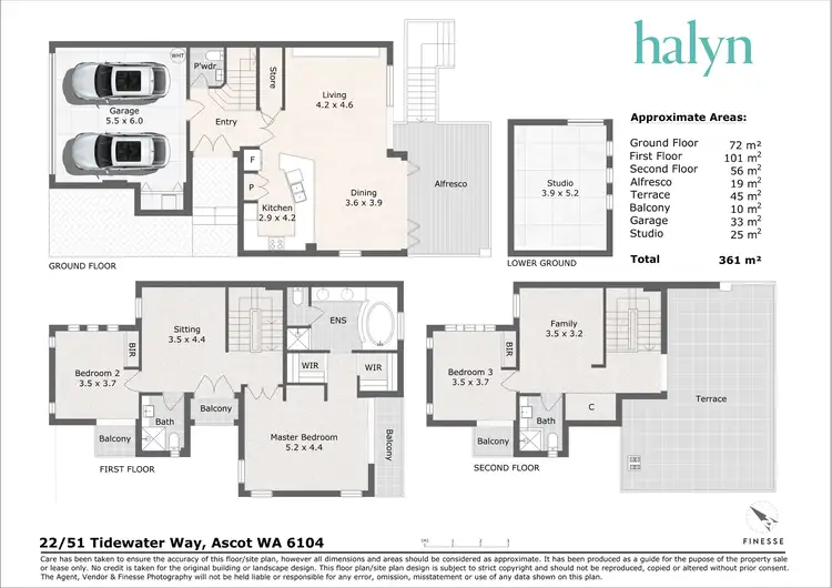 Floorplan of Homely house listing, 22/51 Tidewater Way, Ascot WA 6104
