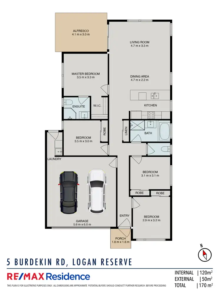 Floorplan of Homely house listing, 5 Burdekin Road, Logan Reserve QLD 4133