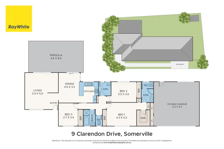 Floorplan of Homely house listing, 9 Clarendon Drive, Somerville VIC 3912