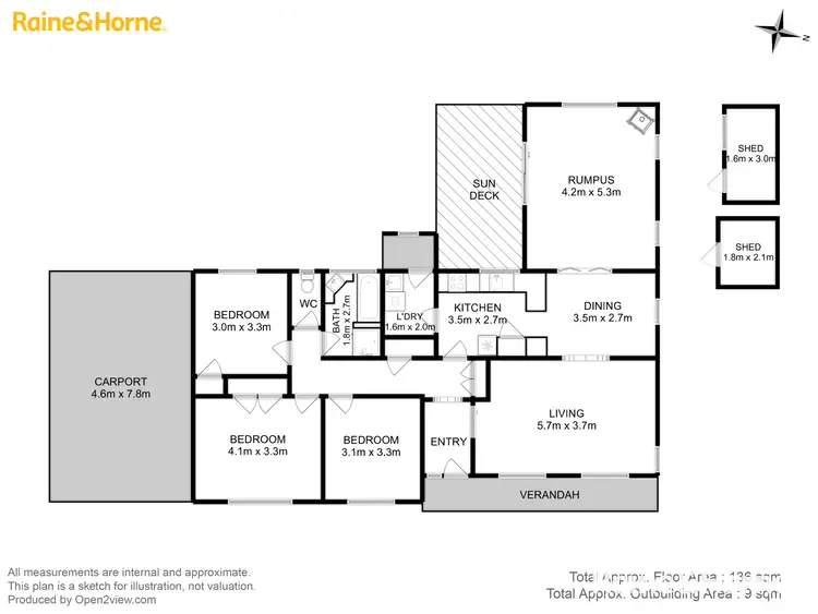 Floorplan of Homely house listing, 4 Second Avenue, Midway Point TAS 7171