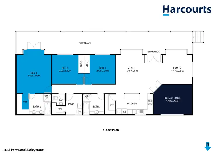 Floorplan of Homely house listing, 166A Peet Road, Roleystone WA 6111
