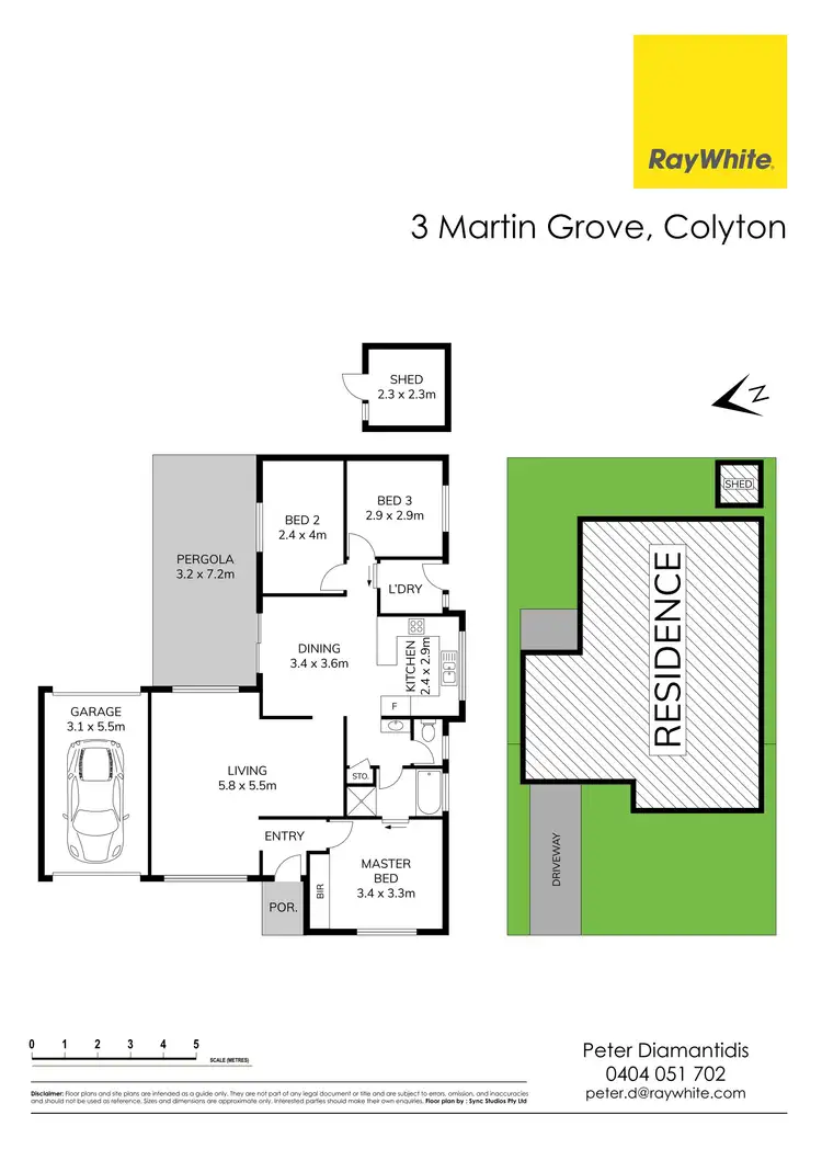 Floorplan of Homely house listing, 3 Martin Grove, Colyton NSW 2760