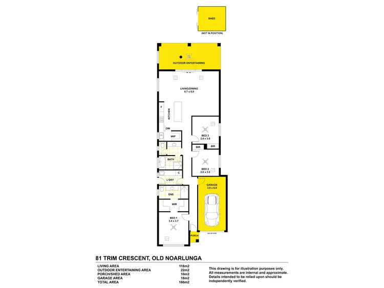 Floorplan of Homely house listing, 81 Trim Crescent, Old Noarlunga SA 5168