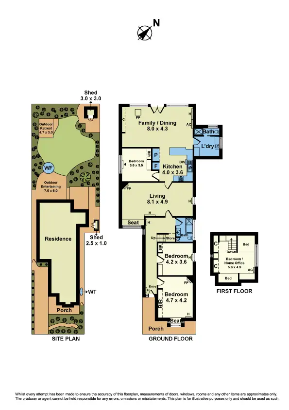 Floorplan of Homely house listing, 10 Charles Street, Williamstown VIC 3016