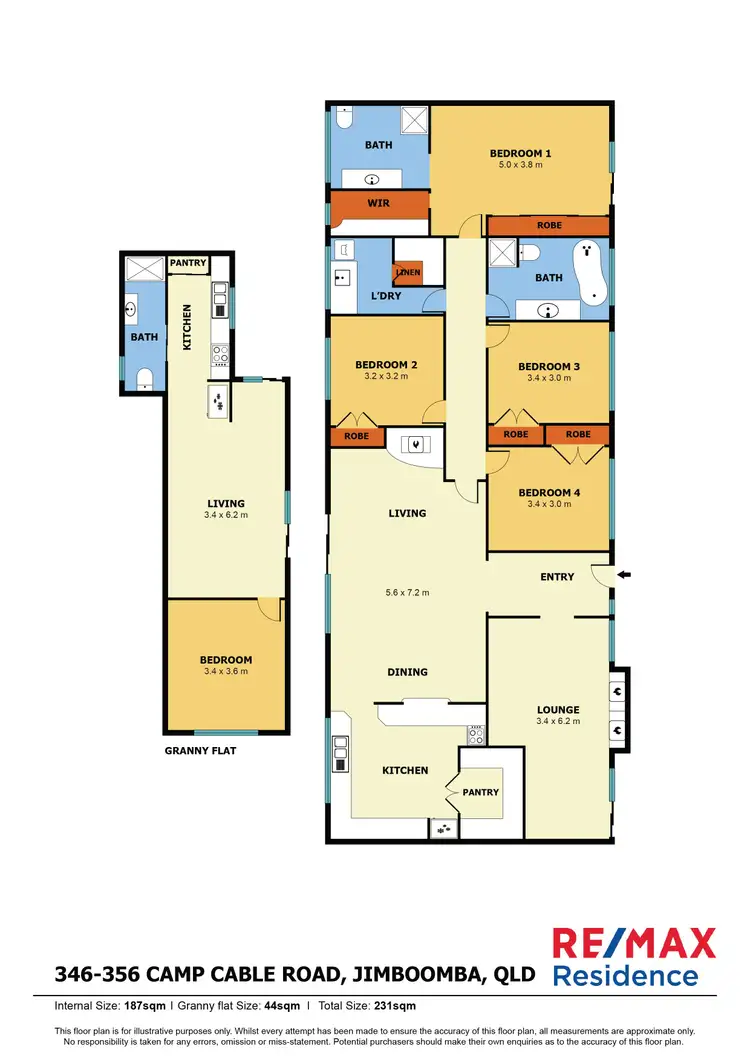 Floorplan of Homely house listing, 346-356 Camp Cable Road, Jimboomba QLD 4280