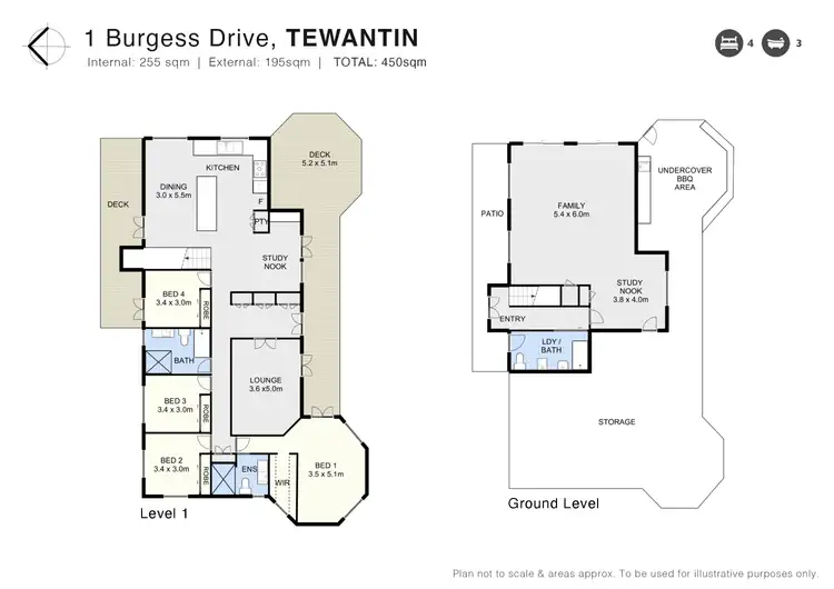 Floorplan of Homely house listing, 1 Burgess Drive, Tewantin QLD 4565