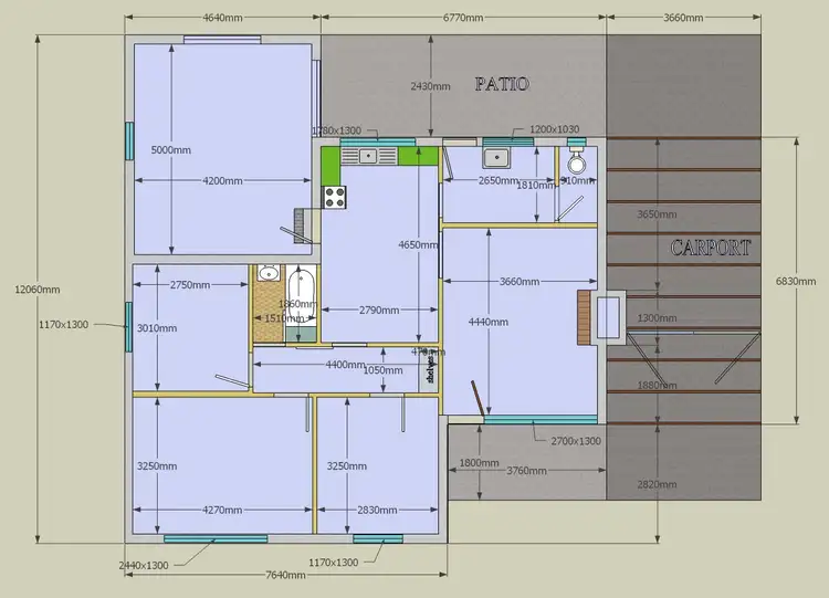 Floorplan of Homely house listing, 26 Hermione Way, Coolbellup WA 6163